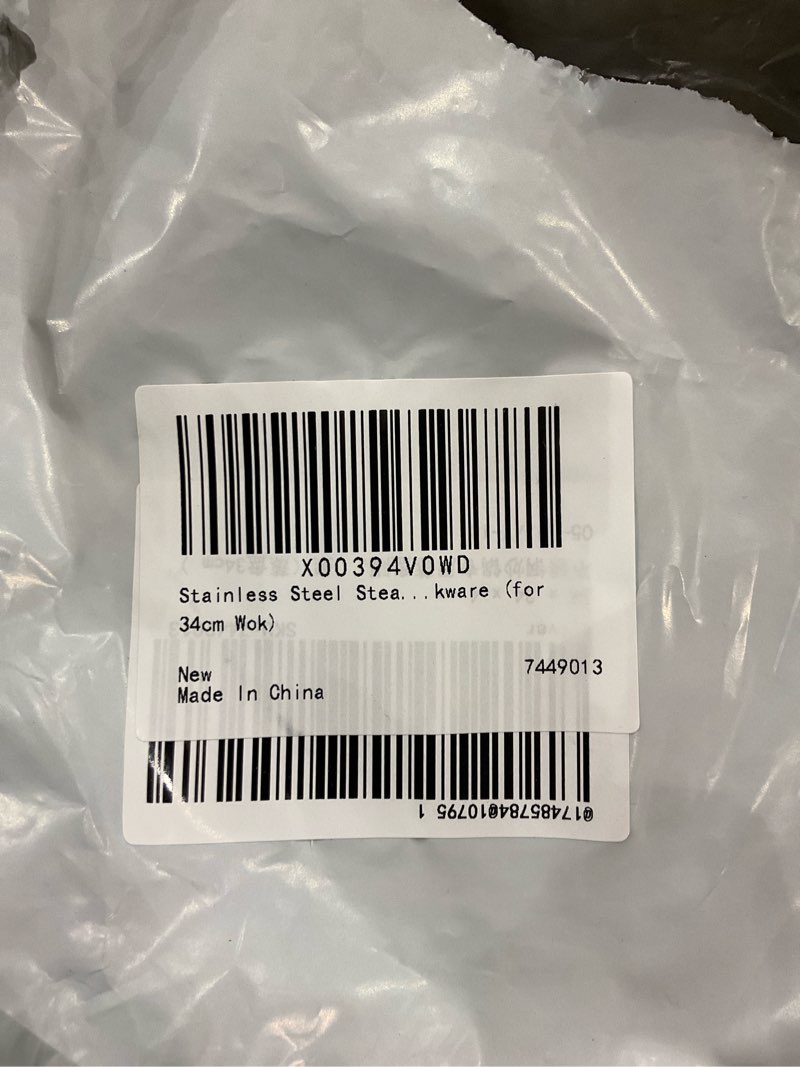 Stainless steel for wok