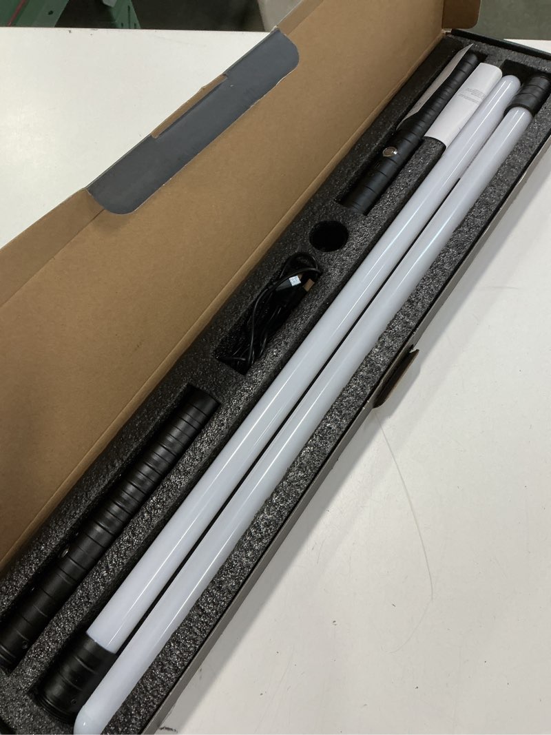 Condition photo showing Good Condition for 2 in 1 Dueling Lightsaber Alloy Handle Light Saber 15 RGB Colors with 4 Modes 6 Sound Effects USB Rechargeable Detachable Lightsaber for Kids Adults Ideal Birthday Children's Day Halloween Christmas 15 Colors Black