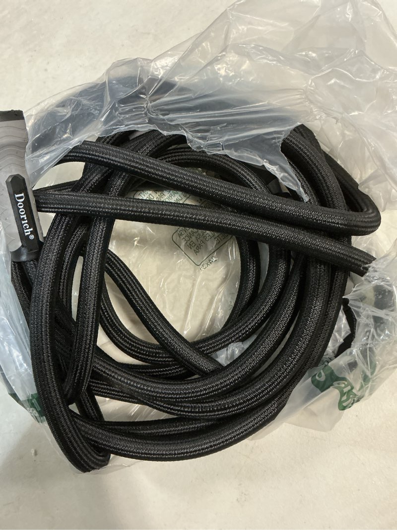 Condition photo showing As Is for garden hose, flexible ultra lightweight durable, kink-free water hose with 10 function sprayer - non-shrinking, easy to store, all-weather, high-pressure, black (25 ft) black 25ft