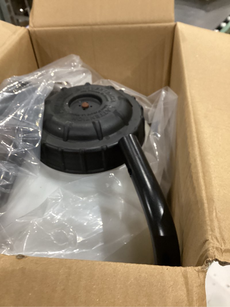 Condition photo showing As Is for field king 190328 backpack sprayer, 4 gallon, with internal no leak pump design delivers 150 psi base model, manual
