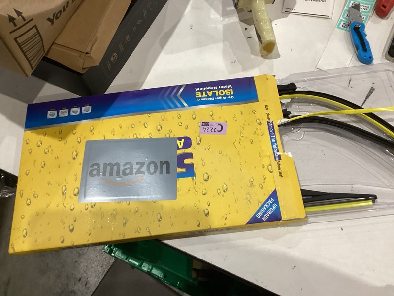 Condition photo showing As Is for 5 plus® windshield wiper blades replacement for 2023-2015 jeep renegade windshield wipers (pack of 3), automotive replacement windshield wiper blades for my car water repellent-22"/20"/10" 22"+20"+10jp(ptb)