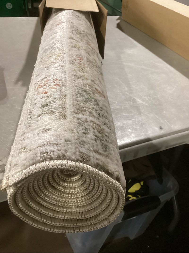 Condition photo showing Good Condition for loloi clarisse collection cls-01 grey/multi 2'-6" x 7'-6" runner rug grey / multi 2'6" x 7'6" (rectangular)