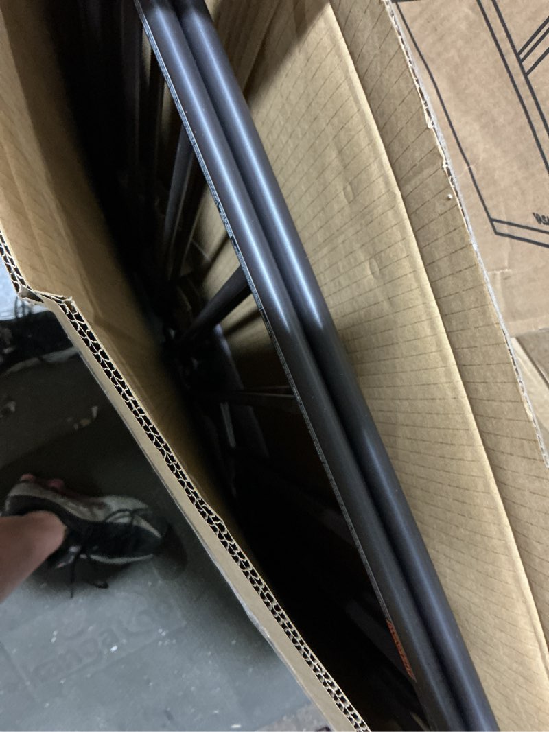 Condition photo showing As Is for toddleroo by north states - easy swing & lock baby gate series 2: metal safety gate for stairs & doorways - adjustable 28.68 to 47.85 inches wide - 31 inches tall - matte bronze
