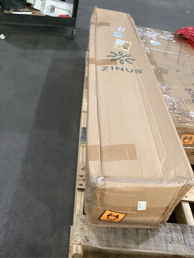 Condition photo showing New/Like New for ZINUS 12 Inch Comfort Support Hybrid Mattress [New Version], Queen, Fiberglass Free, Medium Plush, Motion Isolation, Certified Safe Foams & Fabric, Mattress in A Box White Queen 12" Comfort Support Hybrid (New Small Box)