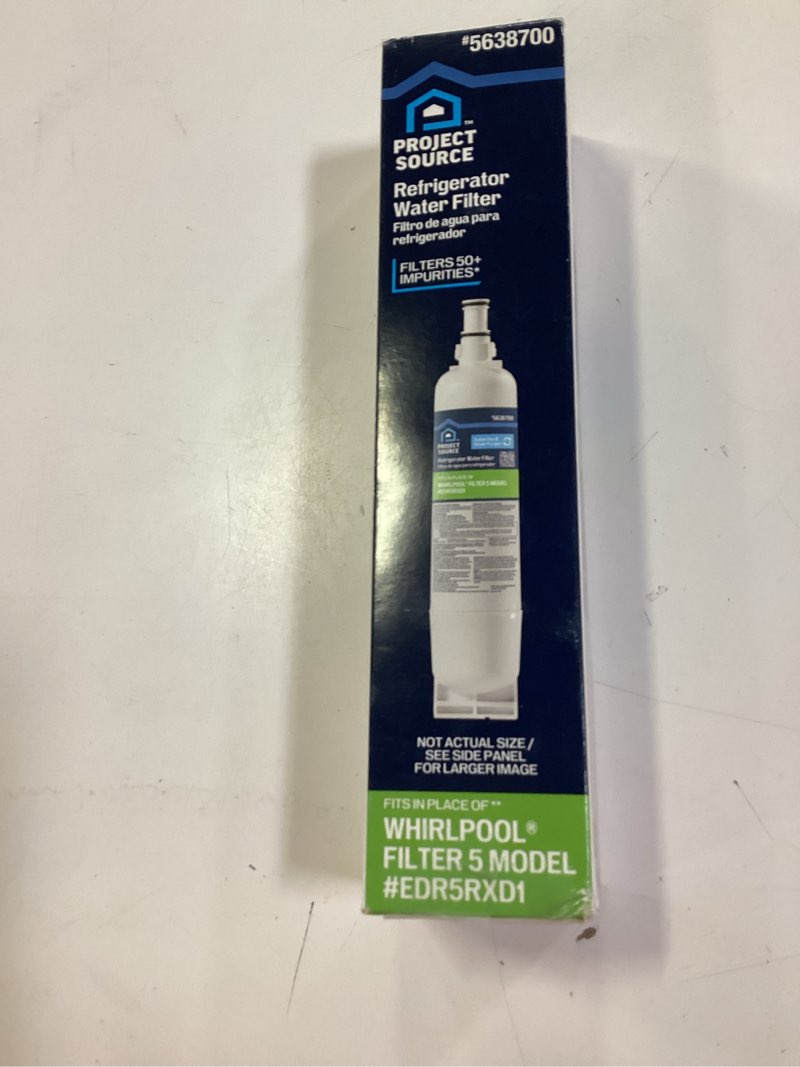 Condition photo showing New/Like New for project source twist refrigerator water filter fits whirlpool filter edr5rxd1