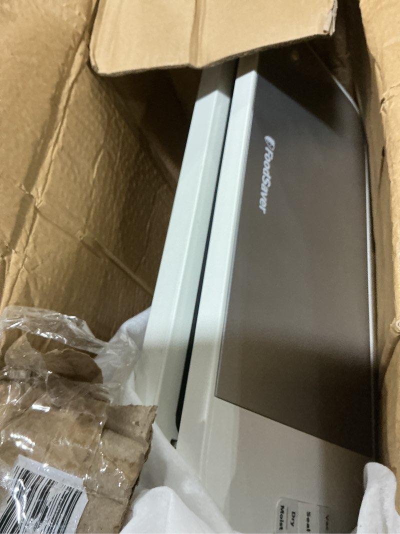 Condition photo showing Good Condition for (Similar to) 95kPa Powerful Vacuum Sealer for Food, Fully Automatic 10-in-1 Vacuum Sealer Machine with Easy Handle, Built-in Cutter & Roll Storage, Digital Countdown Display, Premium Stainless Steel Design