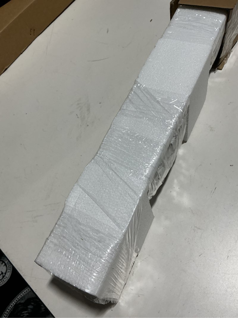 Condition photo showing Good Condition for curtain track, ceiling curtain track for room divider, ceiling mount rail set with roller hooks, white, 6ft - 9ft white 6ft - 9ft