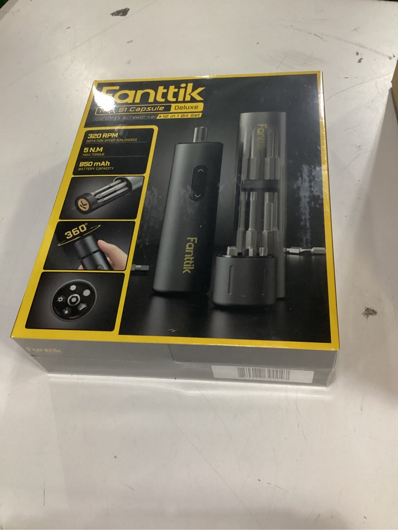 Condition photo showing New/Like New for fanttik deluxe cordless screwdriver bundle for furniture, 10 piece
