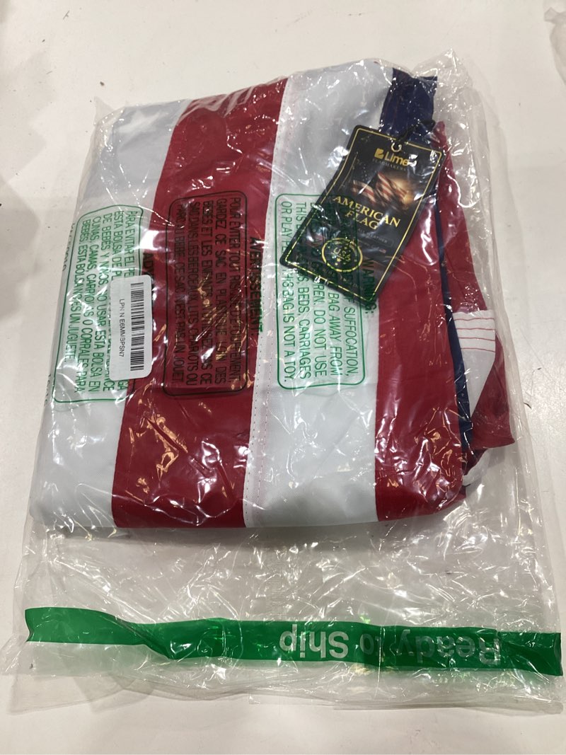 Condition photo showing New/Like New for premium 3x5 american flags for outside – heavy duty nylon, embroidered stars & sewn stripes 3x5 ft