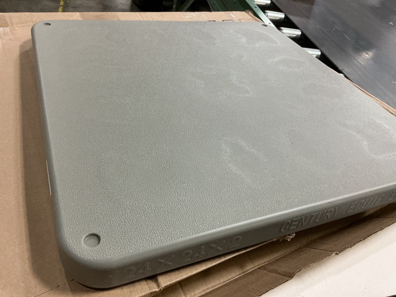 Condition photo showing Good Condition for mxclimate equipment pad for hvac systems,ductless mini split air conditioner,24"x24"x2" plastic condenser unit pad