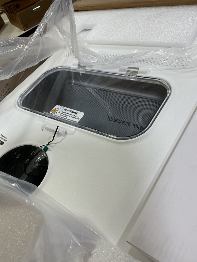 Condition photo showing Good Condition for LUCKY NAVI Automatic Pet Dryer Box for Cats and Small Dogs, Ultra Quiet 62L Big Capacity Dog Dryer Box, Cat Dryer Cage with Smart Temperature Control, 360° Pet Dryer Box for Pet Grooming(62.0L)
