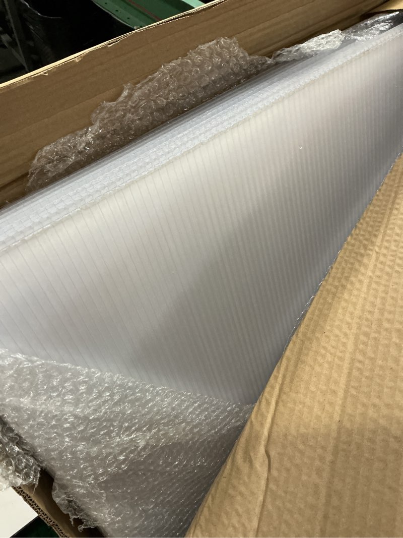 Condition photo showing Good Condition for hotop 12 pcs polycarbonate greenhouse panels double layer polycarbonate panels waterproof uv protected sheet corrugated plastic roof greenhouse replacement cover (4' x 2' x 0.24") 12 4' x 2' x 0.24"