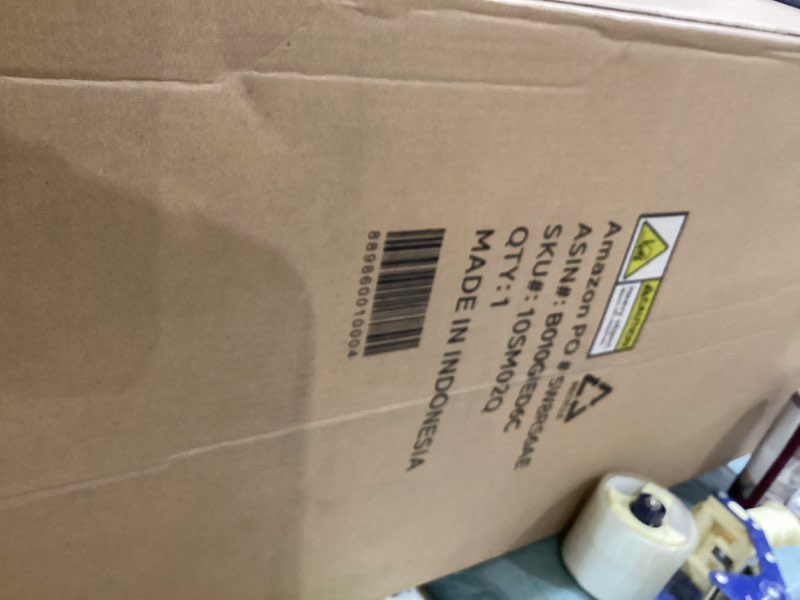 Olee Sleep Queen Mattress, 10 Inch Support Cloud Hybrid Mattress, Gel Infused Memory Foam, Pocket Sp