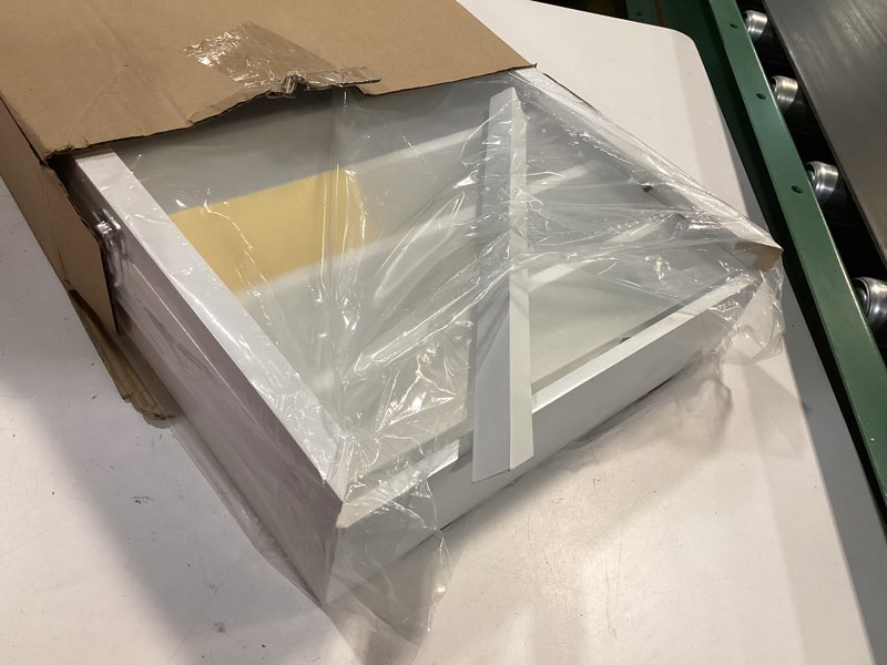 Condition photo showing Good Condition for TJ.MOREE Sunglasses Organizer Storage Wall Mounted: 13 x 15.6 inches Eyewear Display Case Rustic Wood Eyeglasses Holder Large Glasses Storage Box,White