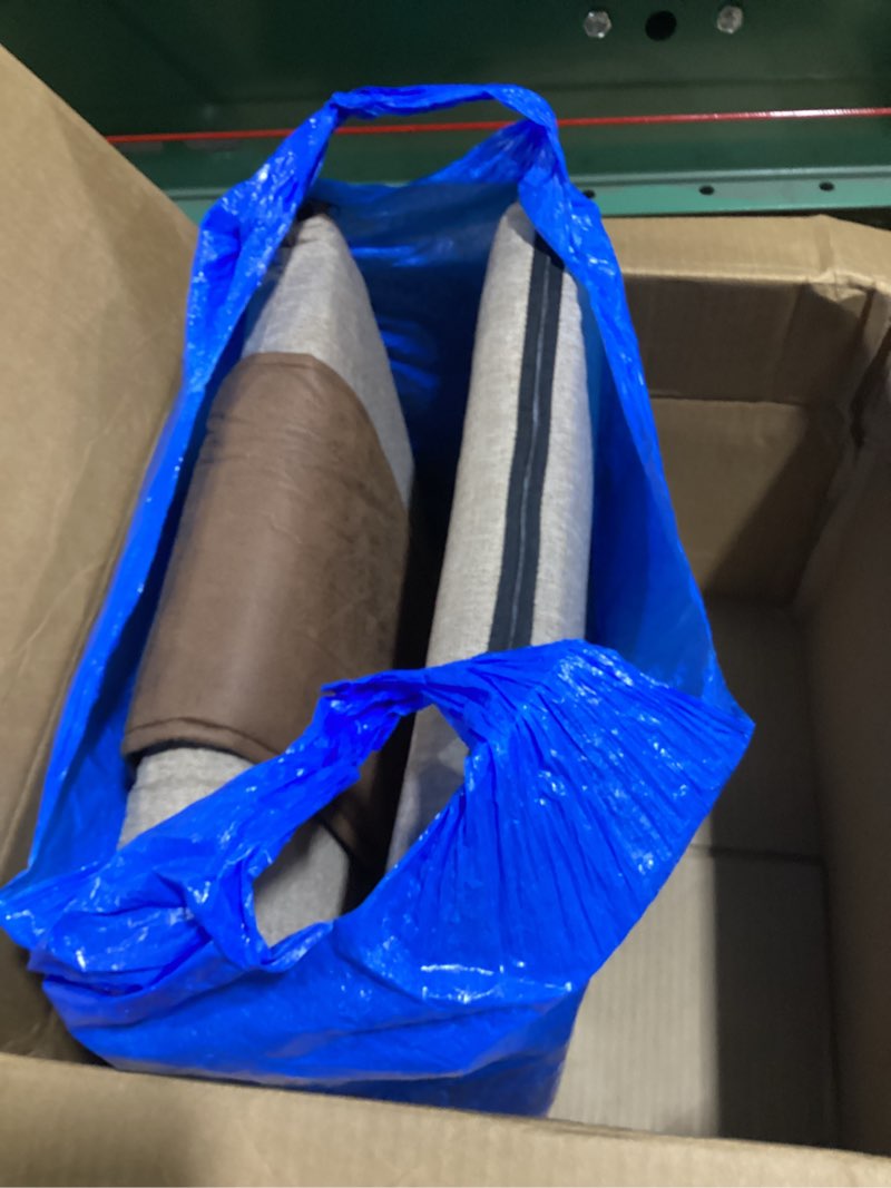 Condition photo showing As Is for Floor Chair with Back Support 14-Position Adjustable Floor Chair Portable Ground Seating for Adults & Kids Foldable Meditation Seat with Japanese KOYO Bearings & Washable Linen Cover (Coffee) Coffee & Brown Regular