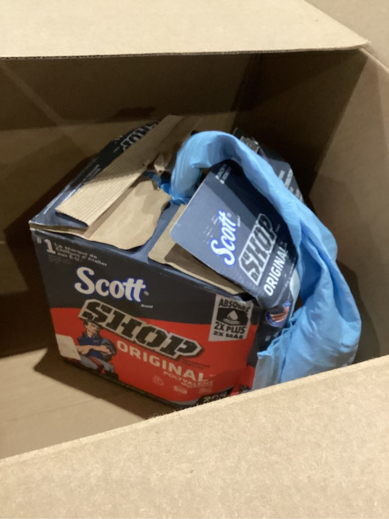 Scott Blue Shop Towels in a Box - 200 Sheets