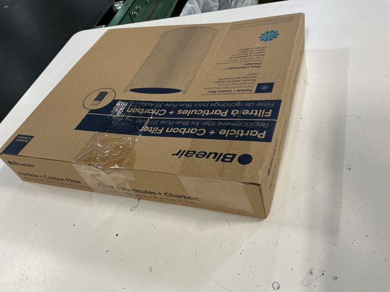 Condition photo showing New/Like New for blueair blue pure 311 auto genuine replacement filter, particle and activated carbon, fits blue pure 311 auto air purifier 13.2" x 15" x 2.7" 311 auto genuine filter