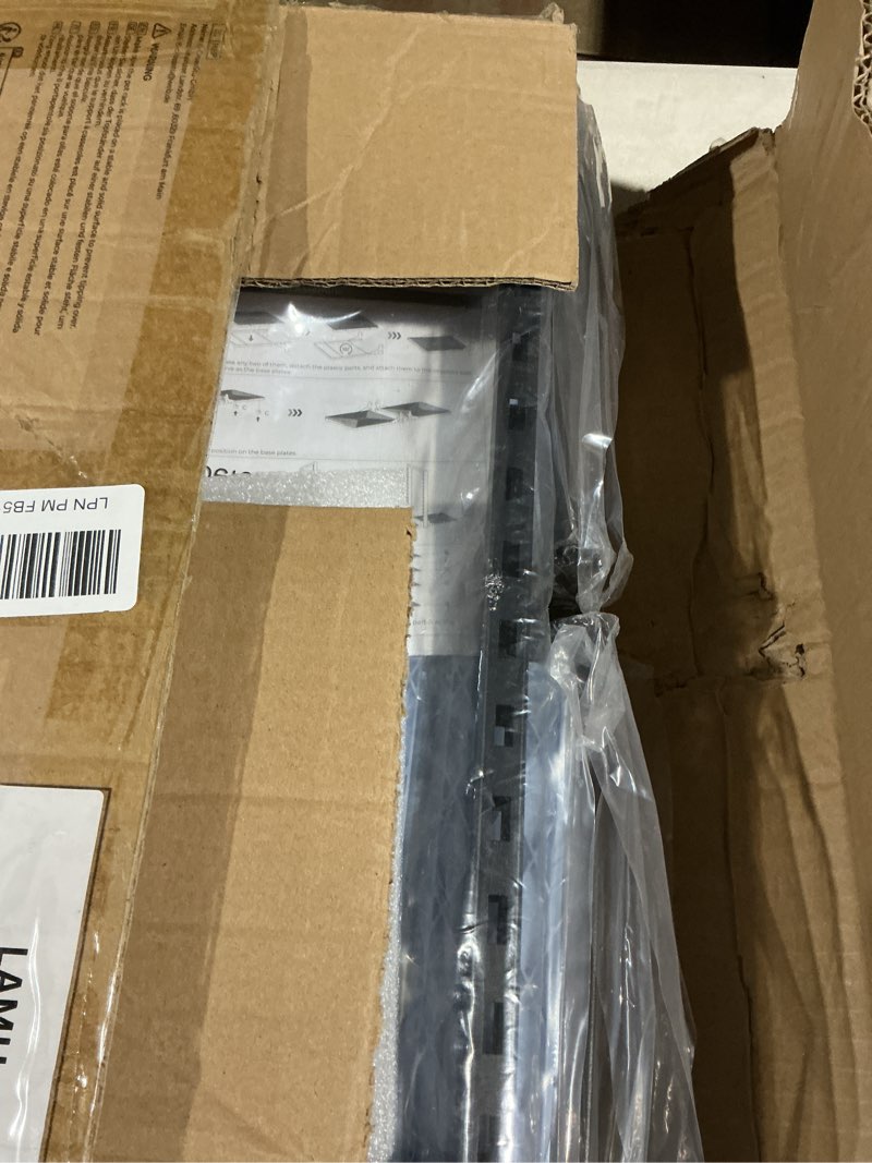 Condition photo showing Good Condition for LAMU Pots and Pans Organizer Rack for under Cabinet, 8 Adjustable Tiers Pan Pot Organizers inside Cabinet with 15" Height, Heavy-Duty Kitchen Organization and Storage Holds up to 12" Cookware, Black