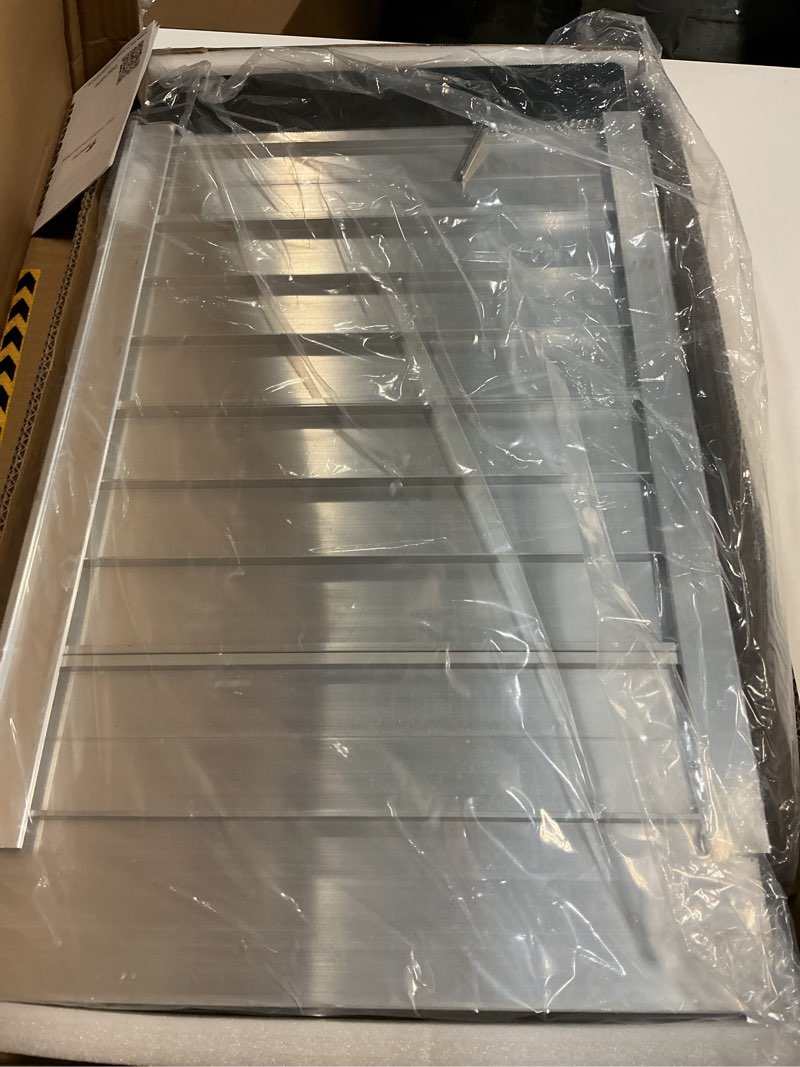 Condition photo showing New/Like New for FACHNUO 2 Feet Portable Wheelchair Ramp, Non-Skid Aluminum Handicap Ramps with Handle, Folding Threshold Wheel Chair Ramp for Home Steps, Stairs, Entry, Threshold, Doorways, Scooter, 800LBS Capacity Aluminum 2FT(Using height 2-6'')