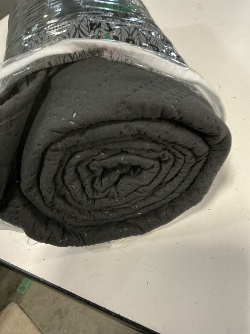 Condition photo showing Good Condition for exclusivo mezcla 3-piece black queen size quilt set  weave pattern ultrasonic lightweight and soft quilts/bedspreads/coverlets/bedding set (1 quilt  2