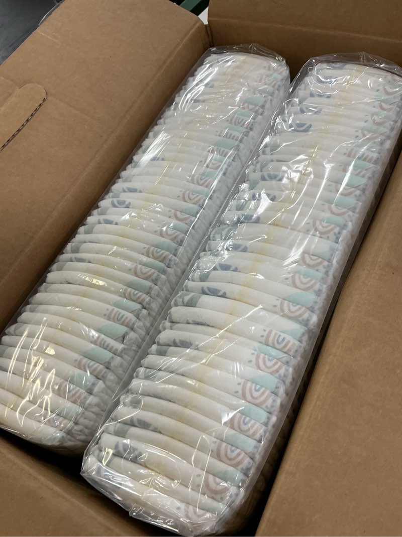 Condition photo showing New/Like New for pampers pure baby diapers, size 1 (8-14 lbs), 82, up to 100% leakproof, premium hypoallergenic soft diapers size 1 82