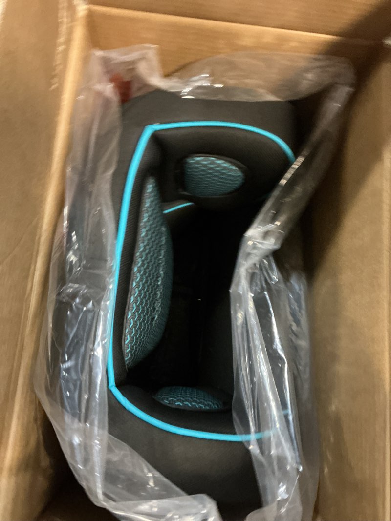 Condition photo showing New/Like New for baby trend protect 2-in-1 folding booster car seat, aqua tech – fold-flat travel-ready design, lightweight build, belt-positioning comfort