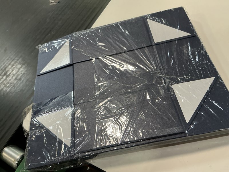 Condition photo showing Good Condition for lfbox navy blue gift box with magnetic lids 13.8x8.3x4.4 in, bridesmaid groomsman proposal box, large rectangle storage box 5 pack navy blue 1 count (pack of 5)