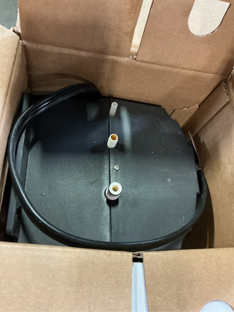 Condition photo showing As Is for insinkerator h-hot150sn-ss instant hot water dispenser system with stainless steel tank, satin nickel satin nickel hot150 - hot only dispenser