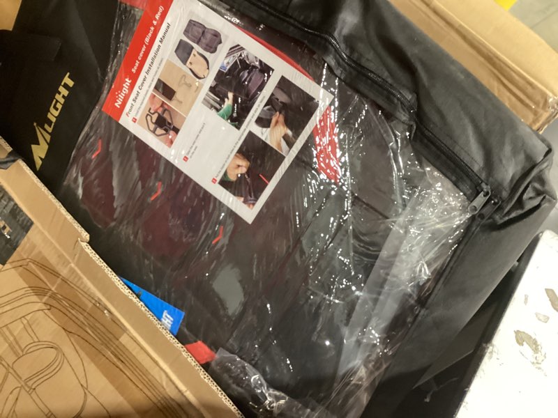 Condition photo showing New/Like New for nilight car seat covers custom fit 2007-2024 chevy silverado gmc sierra 1500 2500hd 3500hd waterproof wear-resistant leather anti slip cushion front set (2pcs front seat cover), 2 years warranty