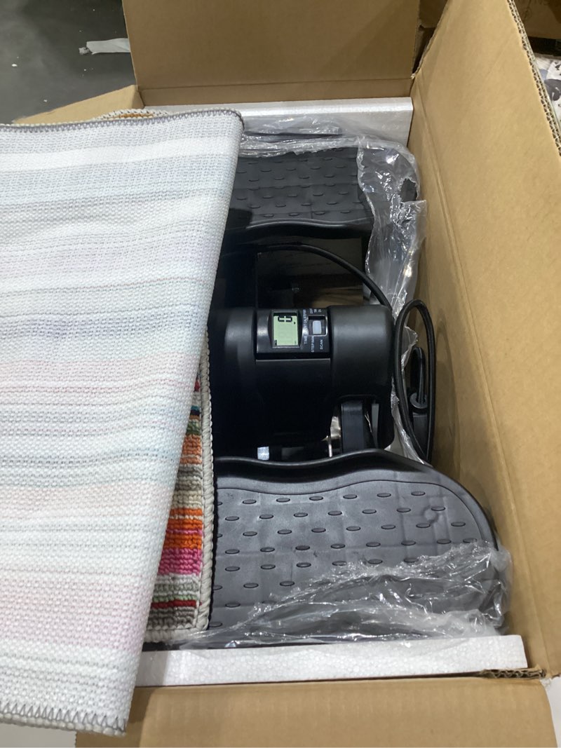 Condition photo showing Good Condition for rock stepper, rock stepper side to side exercise machine for home – 310 lbs capacity quiet lateral rocking stepper with digital monitor, low-impact glute trainer, compact no assembly required, not tested