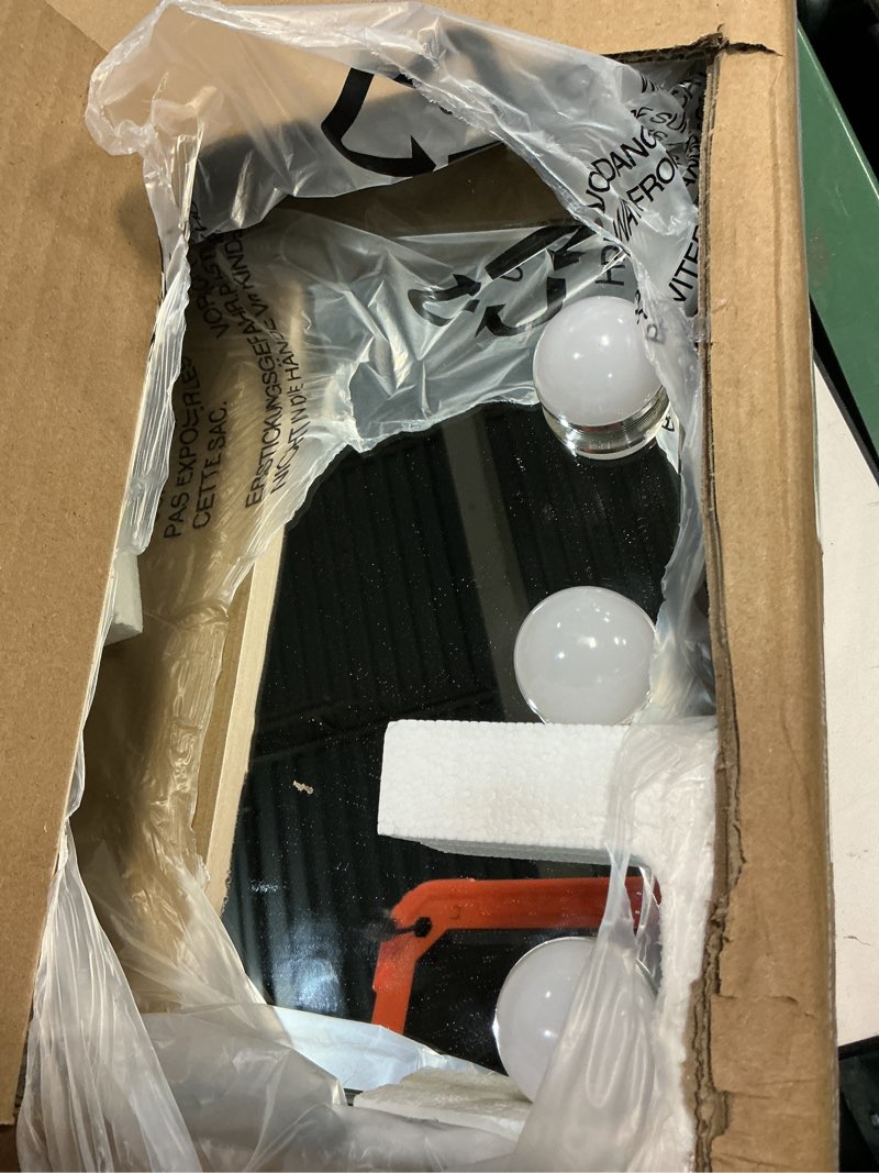 Condition photo showing Good Condition for MINISO Vanity Mirror with Lights and Bluetooth Speaker- 17.7" x 13.8" Hollywood Makeup Mirror with 3