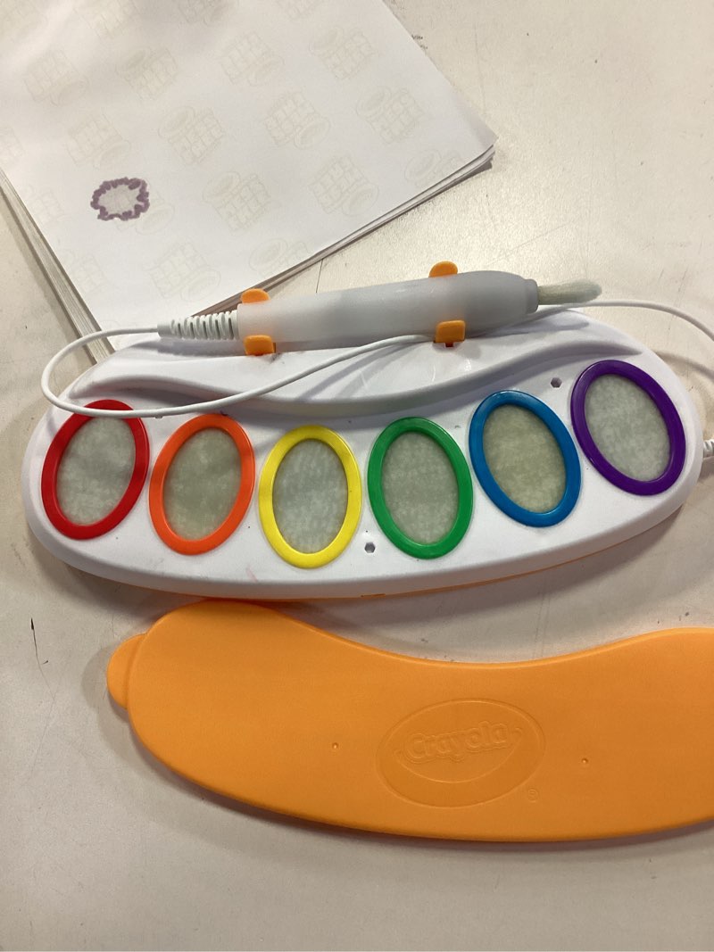 Condition photo showing As Is for Crayola Color Wonder Magic Light Brush, Mess Free Painting Station for Kids, Easter Basket Essential & Stuffer, Easter Gift for Kids, Toddler Activity Toy, Ages 3+