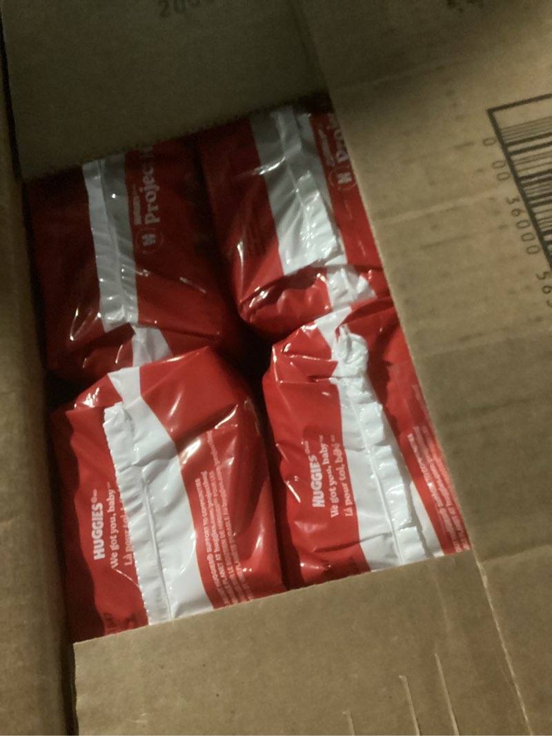 Condition photo showing New/Like New for Huggies Size 3 Diapers, Little Movers Baby Diapers, Size 3 (16-28 lbs), 168 Count (6 Packs of 28), Packaging May Vary