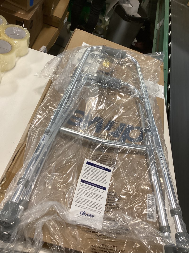 Condition photo showing New/Like New for Drive Medical Side Style Hemi One Arm Walker, Chrome, Adult