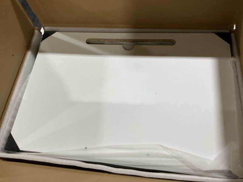 Condition photo showing Good Condition for Small Standing Desk with Wheels, Portable Treadmill Desk, Rolling Desk Adjustable Height for Laptop, Mobile Standing Table for Walking Pad, Bedside Table White