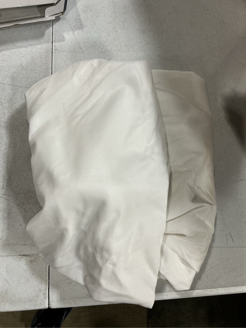 Condition photo showing As Is for serta power chill cooling pillow protectors, stain resistant and zippered pillow protector, protects pillow from dust and dirt (2 pack), standard/queen, white
