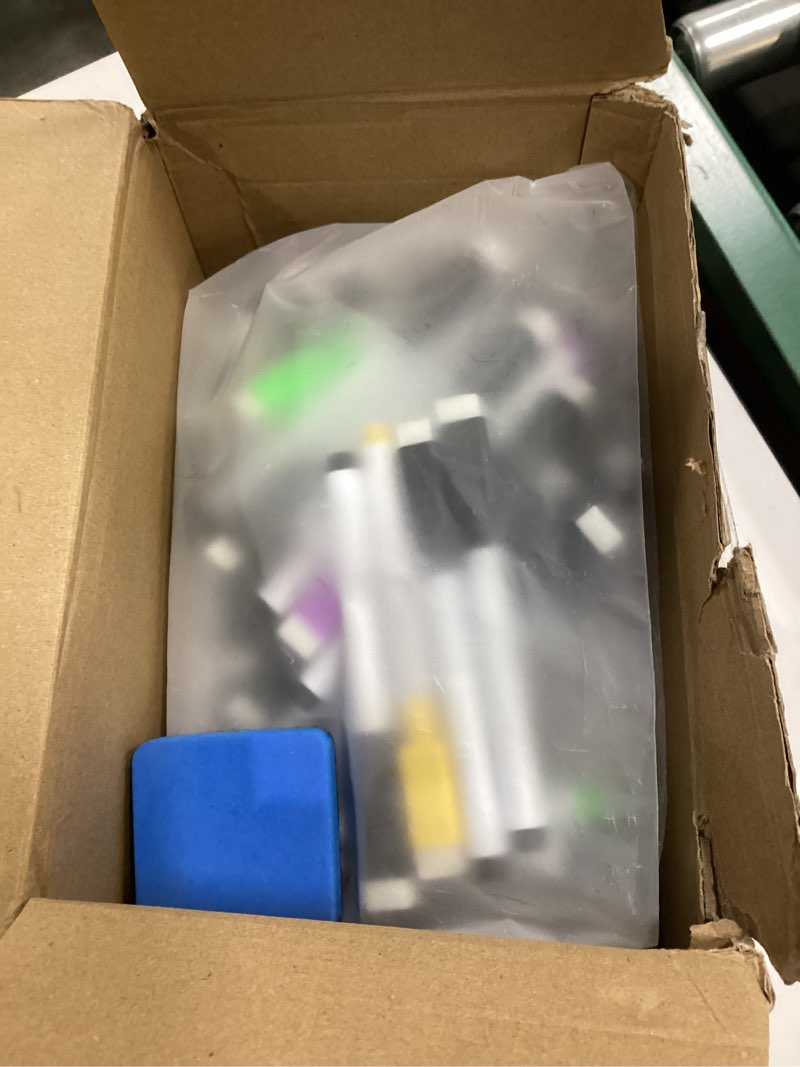 Condition photo showing Good Condition for 6 Sets Small Whiteboard Dry Erase Boards 5" x7'' Mini Double Sided Dry Erase Lap Boards with Markers Erasers Pen Holders Personal Whiteboards for Students Classroom Teacher