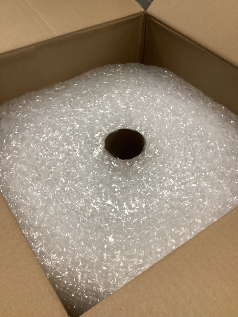 Condition photo showing Good Condition for Amazon Basics Bubble Cushioning Wrap for Moving, Packing, Shipping and Storage, Heavy Duty Protection for Fragile Items, 12-inch x 100-foot Long Roll, Large 5/16", Clear Clear 12 inch x 100 ft