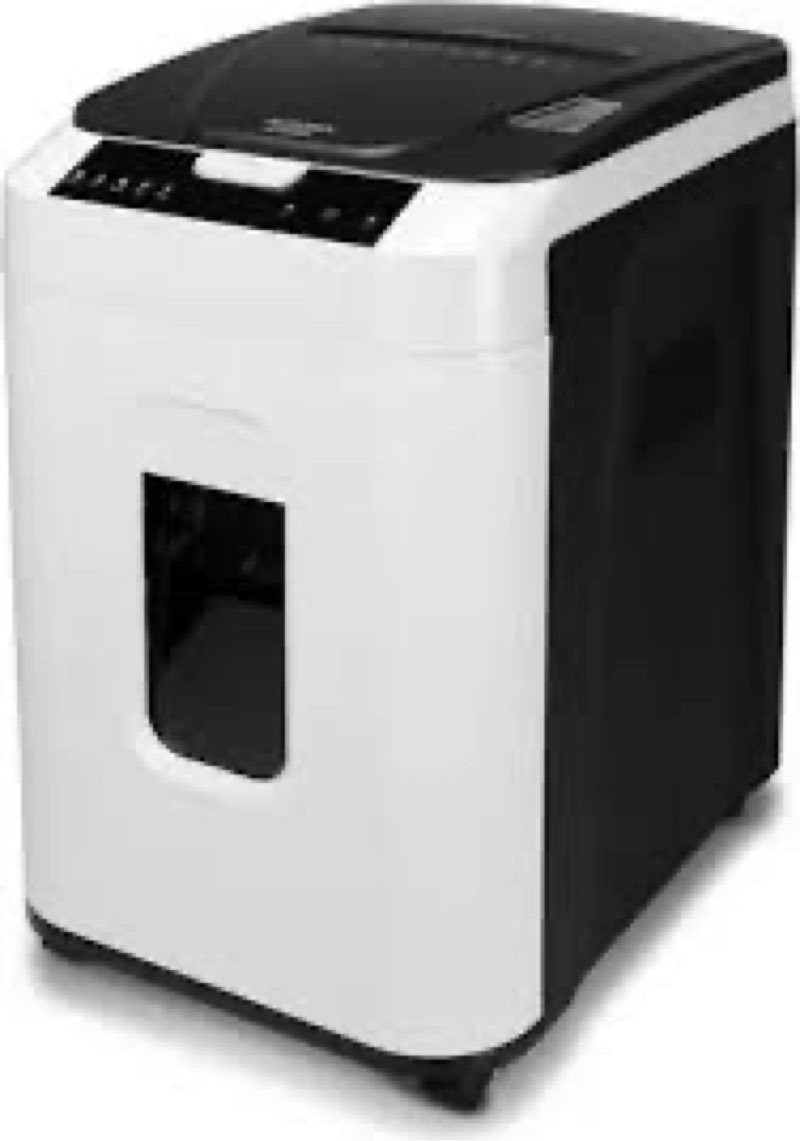 Aurora AU120MB 120-Sheet Auto Feed High Security Micro-Cut Paper Shredder / 30 Minutes (White/Black)