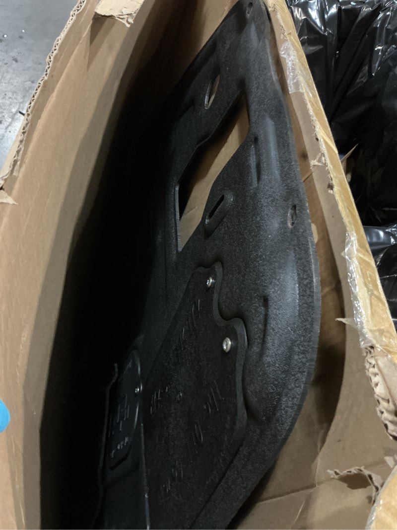 Condition photo showing As Is for Engine Splash Shield Fit for Hyundai Sonata 2020-2023 Engine Case Guard Under Cover Compatible with 2021 2022 Sonata Front Engine Guard Mud Flaps Black