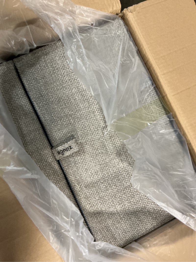 Condition photo showing Good Condition for split ottoman dog ramp for bed and couch, 21.06" h non slip dog stairs for small medium large dogs cats puppies joint support, 2 in 1 foldable wooden pet steps for senior/injured dogs, space saving 21.06" h-hemp green