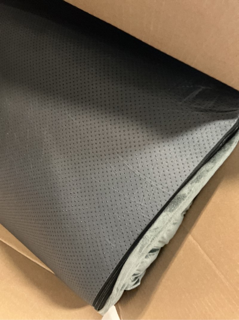 Condition photo showing Good Condition for bedsure orthopedic dog bed for large dogs - big washable dog sofa beds large, supportive foam pet couch bed with removable washable cover, waterproof lining and nonskid bottom, dark grey 38"l x 28"w x 6.5"th dark grey