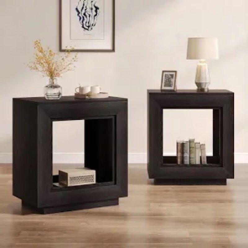 Cledis 2x24" Farmhouse End Table