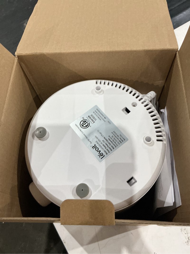 Condition photo showing As Is for levoit - humidifiers for bedroom - quiet (3l water tank) - cool mist/top fill/essential oil diffuser/25watt - home/large room - 360° nozzle - rapid ultrasonic humidification for baby nursery/plant white 3.0l humidifier