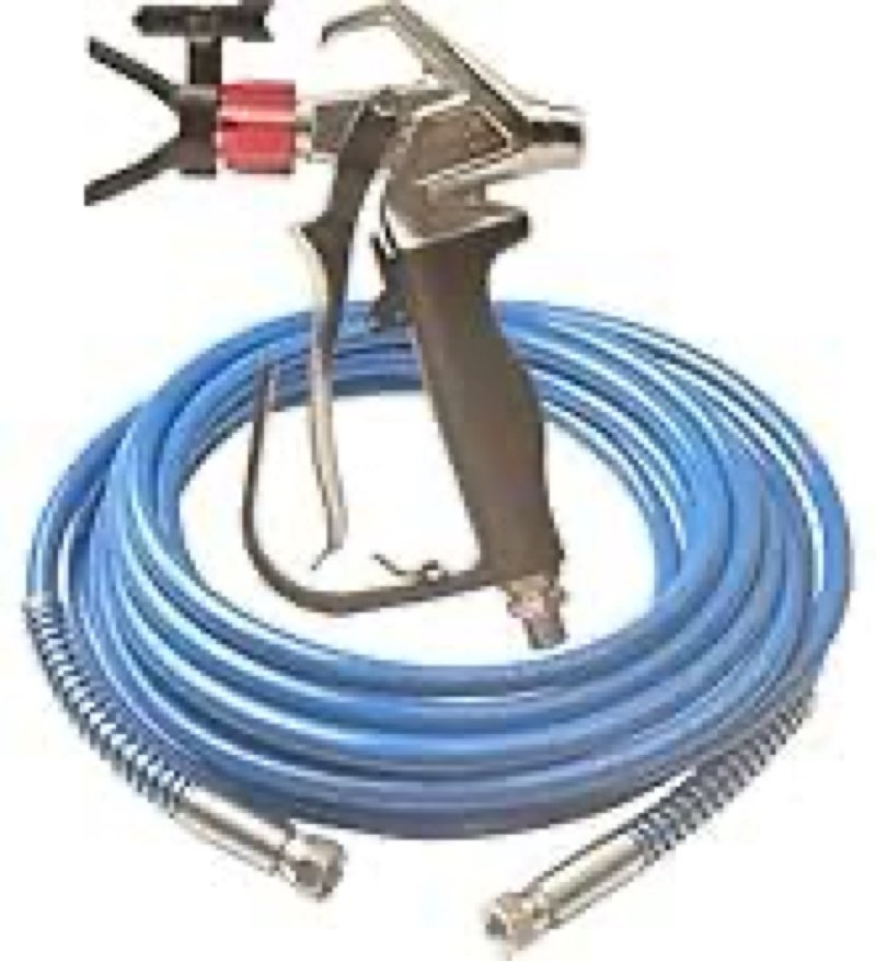GDHXW G12-PRO Airless Paint Sprayer Gun Kit with 25FT High Pressure Hose for Most Airless Paint Spra