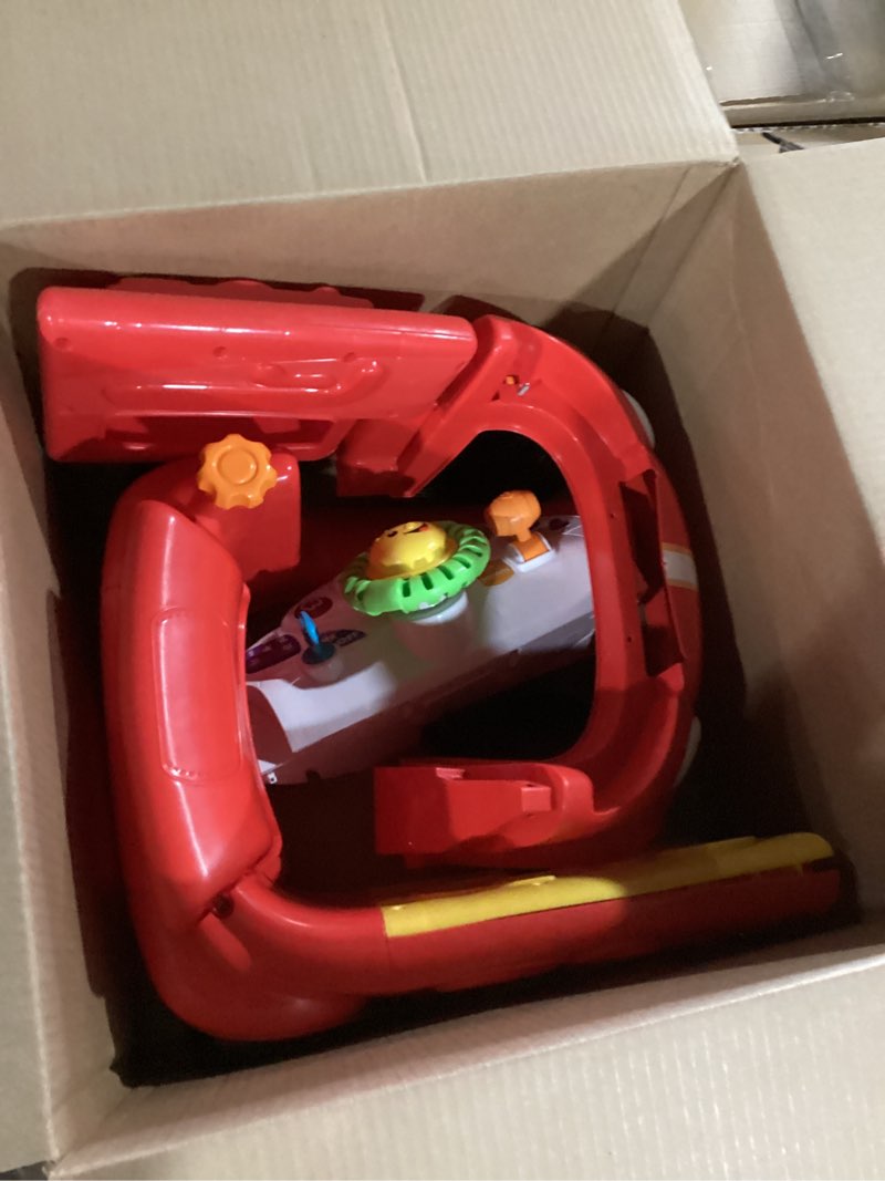 Condition photo showing Good Condition for fisher-price baby toy laugh & learn crawl around car red activity center with educational music & lights for infants ages 6+ months (amazon exclusive)
