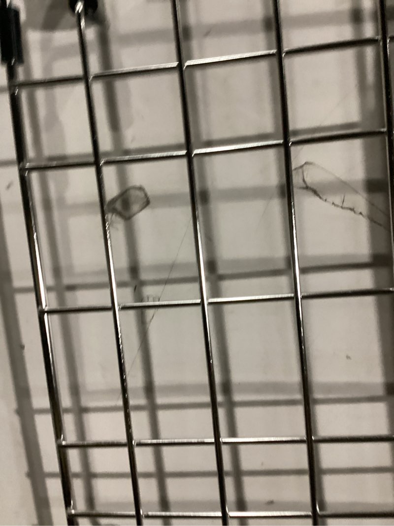 Condition photo showing Good Condition for ipegtop sink protector grid 28-3/8" x 14-3/16", stainless steel sink bottom grid rear drain with corner radius 3/8", sink grate with hole cover for kitchen sink single sink bowl, one-piece 28-3/8"x14-3/16",rear drain