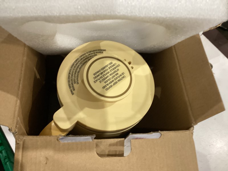 Condition photo showing New/Like New for 8 in1 Automatic Nut Milk Maker Machine, 35oz Almond Milk Maker Machine for Homemade Milkshake, Almond, Plant-Based, BPA Free Electric Blender for Baby Food With Delay start/Self Clean, juicer Yellow