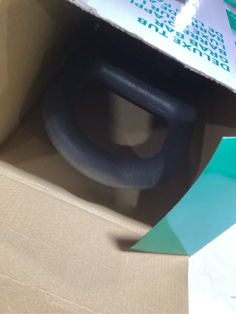 Condition photo showing As Is for Medline Deluxe Plastic Tub Grab Bar, Microban Protection, 250lb Weight Capacity, Grey