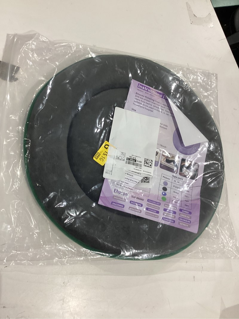 Condition photo showing Good Condition for 360 degree swivel seat cushion for car or chair,rotating seat cushion pivot disc pad for elderly,swivel car seat chair assist for elderly to turning easily from bed to wheelchair gray-1 count(17.7"x17.7")